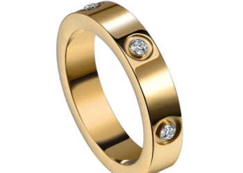 AURA® GOLD ETERNITY RING