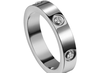 AURA® SILVER ETERNITY RING